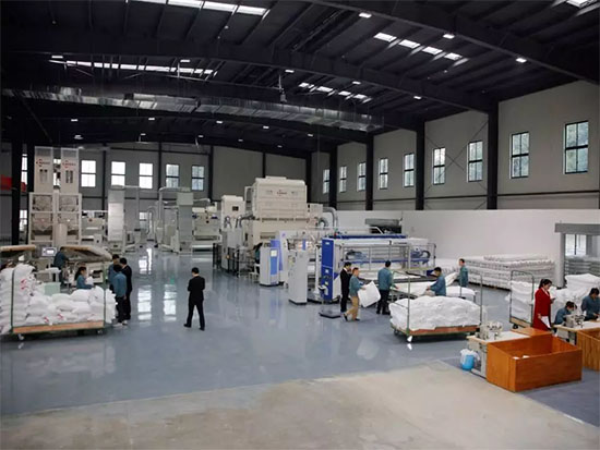 夢潔家紡進入全智能化工廠時代